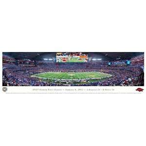   Razorbacks 13.5 x 40 2012 Cotton Bowl Panorama