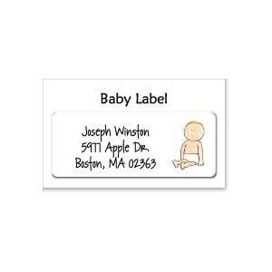  Sitting Baby Address Labels