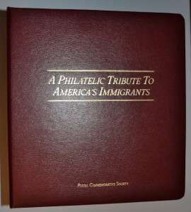 Philatelic Tribute to Americas Immigrants Stamp Album Unaddressed 