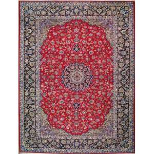  Handmade Esfahan Persian Rug 9 10 x 13 1 Authentic 
