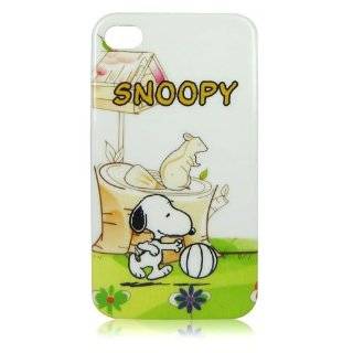 Snoopy Plastic Protective Hard Phone Case for iPhone 4