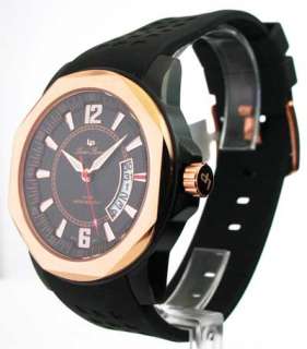 28129RO Mens Lucien Piccard Rubber Fashion New Watch  