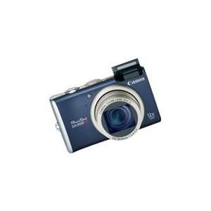 Blue SX200 IS 12.1MP Camera with 28mm Wide Angle 12x Optical Zoom and 