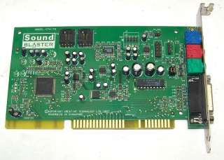 Vintage Sound Blaster 16 Bit ISA Sound Card CT4170  