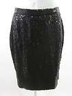 DAVID MEISTER Metallic Beige Sequin Embellished Knee Length Gathered 