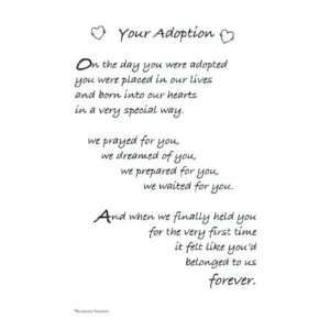  Your Adoption Sticker 5x7 Arts, Crafts & Sewing