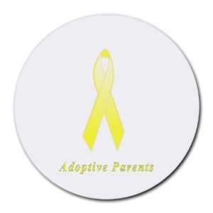  Adoptive Parents Awareness Ribbon Round Mouse Pad Office 