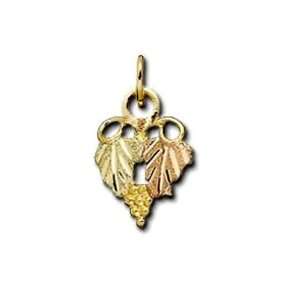   Black Hills Gold Solid 12K Adornments on 10K Charm. CHM13S Jewelry