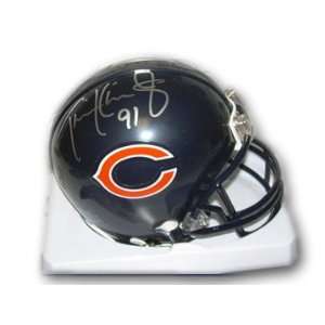Tommie Harris Signed Mini Helmet Chicago Bears NFL