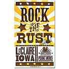 Mike Wolfe Autographed Hatch Show Poster Rock the Rust Antique 