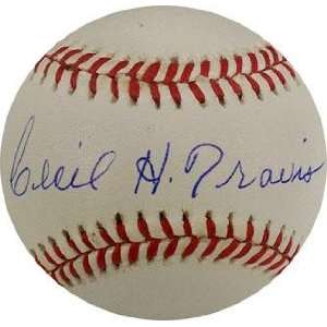  Cecil H. Travis Autographed Baseball (JSA)   Autographed 