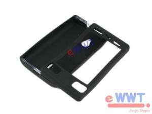 for Sony Ericsson Xperia Mini Pro * Black Silicone Soft Back Cover 