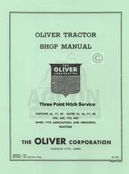 Oliver 55 550 660 770 880 3 Point Hitch Service Manual  