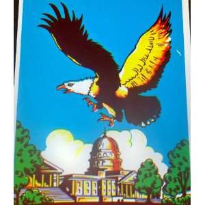  Patriotic Litho Eagle over Capitol Label 1940s 