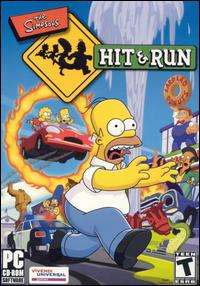 The Simpsons Hit & Run PC CD popular cartoon TV show mission based 