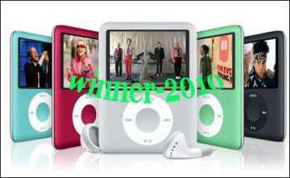 4GB Slim 1.8 LCD 3th Gen FM Video  MP4 Player +Free Ship Gift 7 