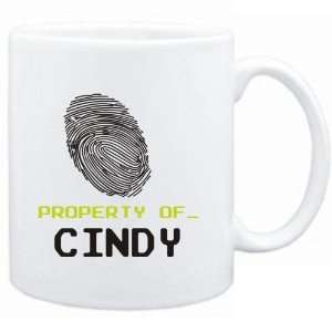   Property of _ Cindy   Fingerprint  Female Names
