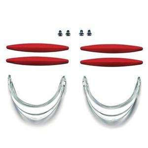  Sidi Vertigo Corsa Anti Shock Heel Cup     /Clear/Red Automotive