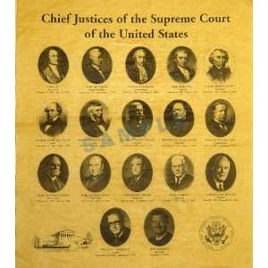  Chief Justices of the U.S. Supreme Court