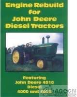 John Deere Tractor 4000 4020 4010 Engine Rebuild DVD  