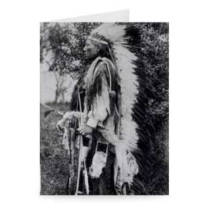  White Wolf, a Comanche Chief, c.1891 98 (b/w   Greeting 