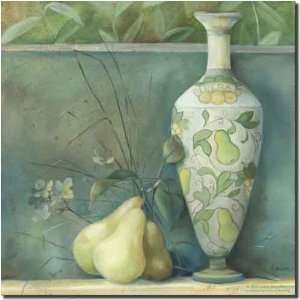 Tuscan Pears by Louise Montillio   Fruit Ceramic Accent Tile 8 x 8 