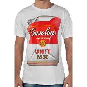  Unit Gascan T Shirt   Medium/White Automotive