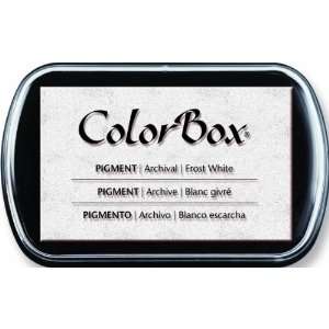   ColorBox Full Size Pigment Ink Pad Frost White Arts, Crafts & Sewing