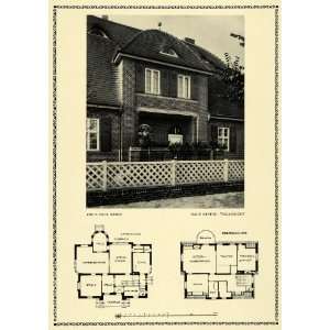 House Keppel Floor Plan Architecture Terrace Paul Mebes German Layout 