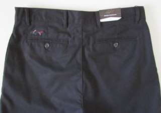 GREG NORMAN Black Wrinkle Resistant Golf Shorts Mens 38  