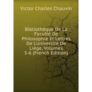   French Edition) Victor Charles Chauvin  Books