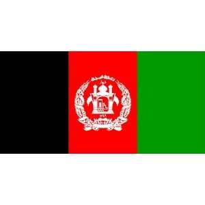 Afghanistan Flag 4ft x 6ft Nylon   Outdoor