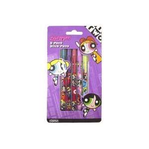   Cartoon Network Powerpuff Girls 5 Pack Stick Pens Toys & Games