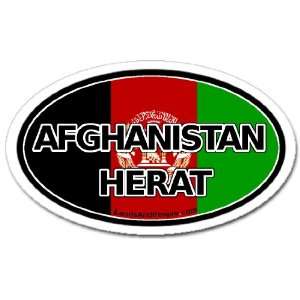  Afghanistan Herat and Afghan Flag Car Bumper Sticker Decal 