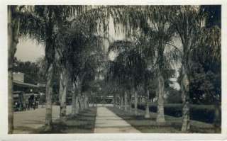   FLORENCE VILLA, GAS PUMPS AND OLD AUTOS, WINTER HAVEN, RPPC  