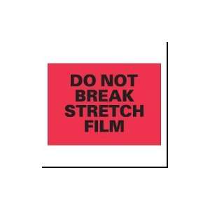    4 x 6   Do Not Break Stretch Film Labels