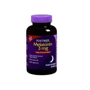  Natrol Melatonin 3mg, 60 tabs (Pack of 2) Health 