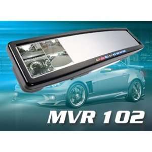  BV Tech Rear View Mirror Mobile 4CH Car DVR with Two 