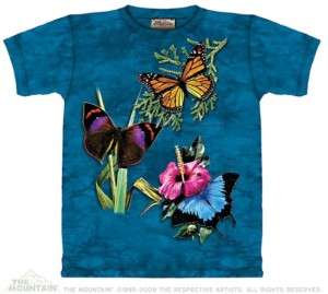 WINGED COLLAGE T shirt   The Mountain   NEW   Butterfly  