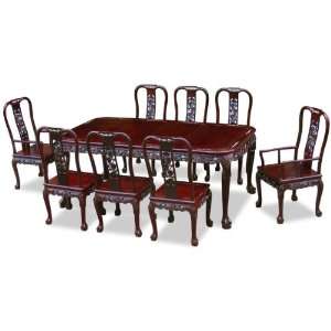   Table with 8 Chairs   Queen Anne Grape Design Furniture & Decor