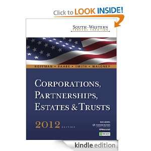 South Western Federal Taxation 2012 Corporations, Partnerships 