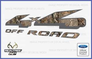 97 08 Ford F150 4x4 RealTree Camo Decals Stickers   AP  