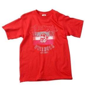  Georgia Bulldogs UGA Kids Cotton Short Sleeve T Shirt 