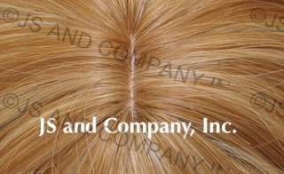 HUMAN HAIR Blend Wig Long Straight Blonde Mix Face Framing Heat safe 