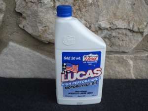 LUCAS 10700 SAE 20W 50 PETROLEUM MOTORCYCLE ENGINE OIL FOR HARLEY AND 