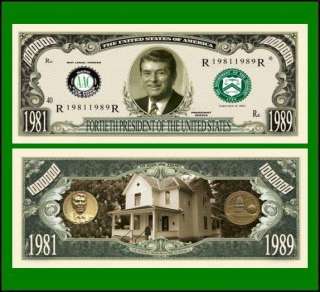 50 Factory Fresh 40th President Ronald Reagan Bills  