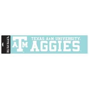  NCAA Texas A&M Aggies 4X16 Die Cut Decal Sports 