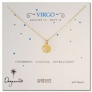  DOGEARED  Virgo Necklace in Gold Dip Jewelry