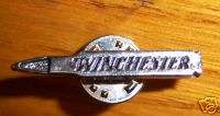 Winchester Silver Bullet Hat Lapel Pin Tie Tac   NEW  