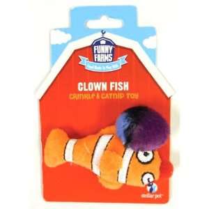  R2p Pet 069414 Clown Fish Cat Toy